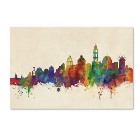 Michael Tompsett 'Santorini Skyline' Canvas Art,30x47